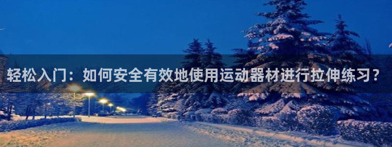 征途国际娱乐下载：轻松入门：如何安全有效地使用运动器材进行拉