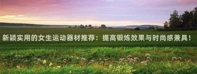 征途国际平台注册流程图：新颖实用的女生运动器材推荐：提高锻炼